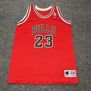 Vintage Michael Jordan 23 Mesh‎ Jersey Chicago Bulls NBA Champion Youth XL 18-20